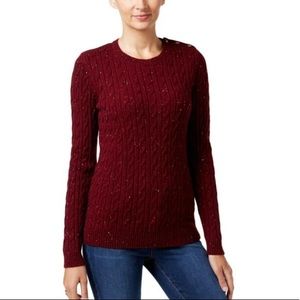 Maroon Crewneck Sweater